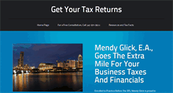 Desktop Screenshot of getyourtaxreturns.com